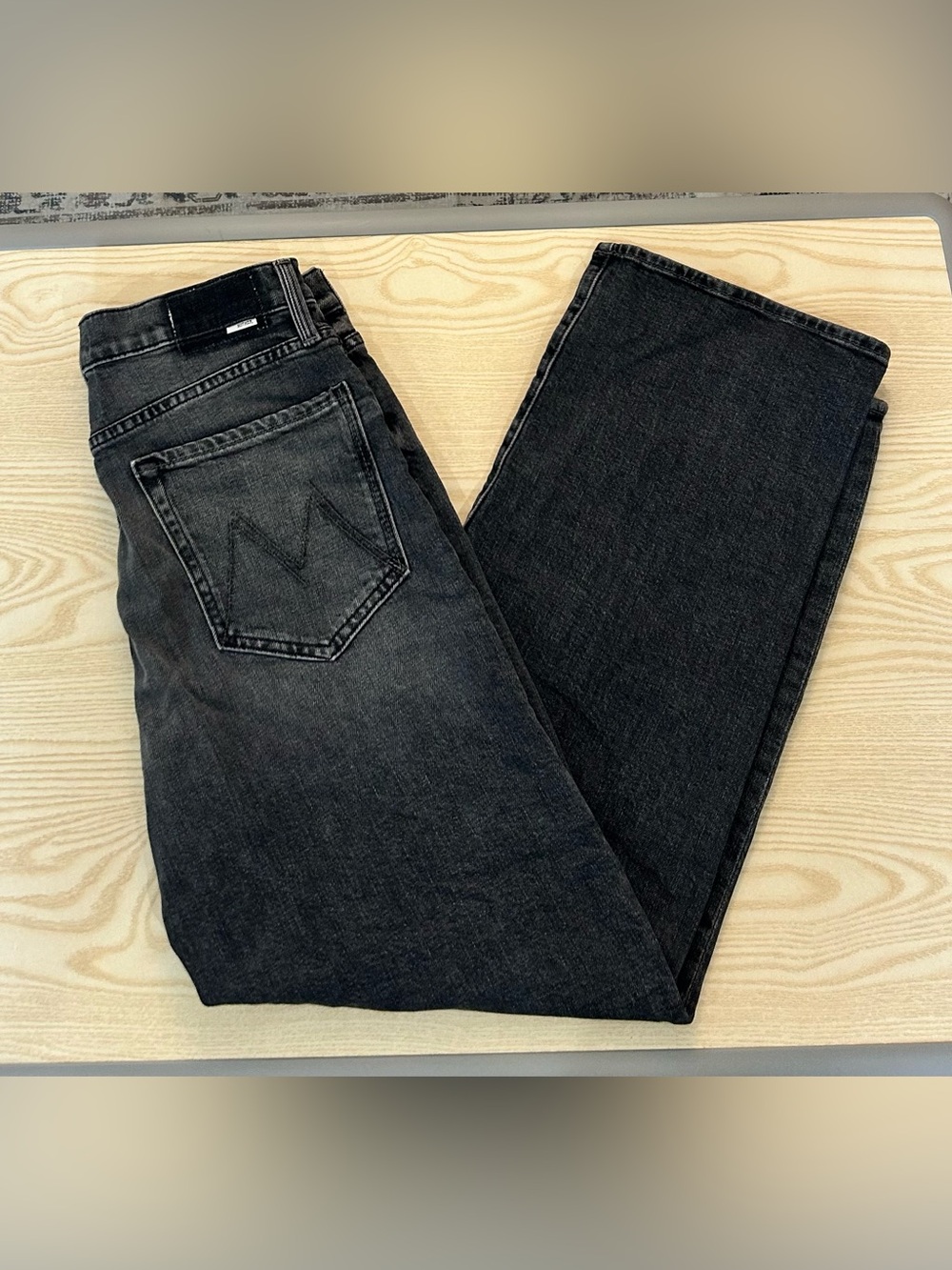 MOTHER The Rambler Zip Flood Jeans